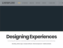 Tablet Screenshot of anthonyconti.com